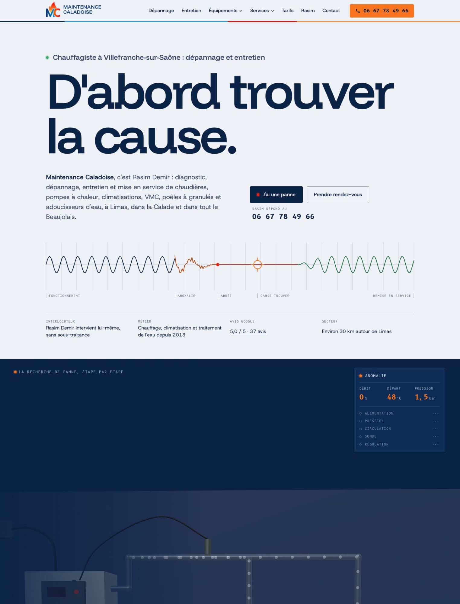Maintenance Caladoise — Rediseño · Calefacción